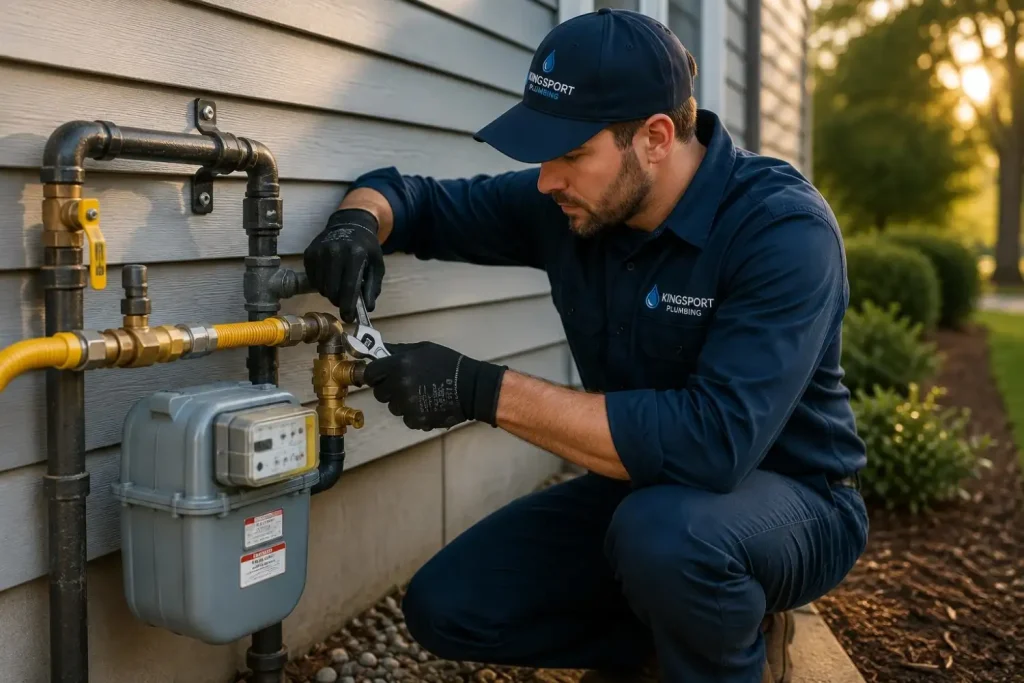 Plumbing Services in Kingsport, Bristol, Johnson City & the Tri-Cities, TN 14 Gas Line Services in tri cities