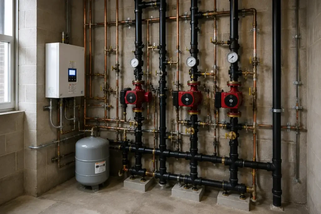Plumbing Services in Kingsport, Bristol, Johnson City & the Tri-Cities, TN 19 industrial piping room kings port