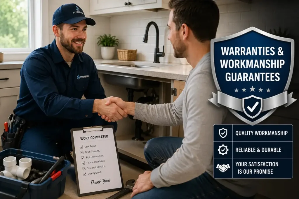Plumbing Services in Kingsport, Bristol, Johnson City & the Tri-Cities, TN 3 Warranties & Workmanship Guarantees