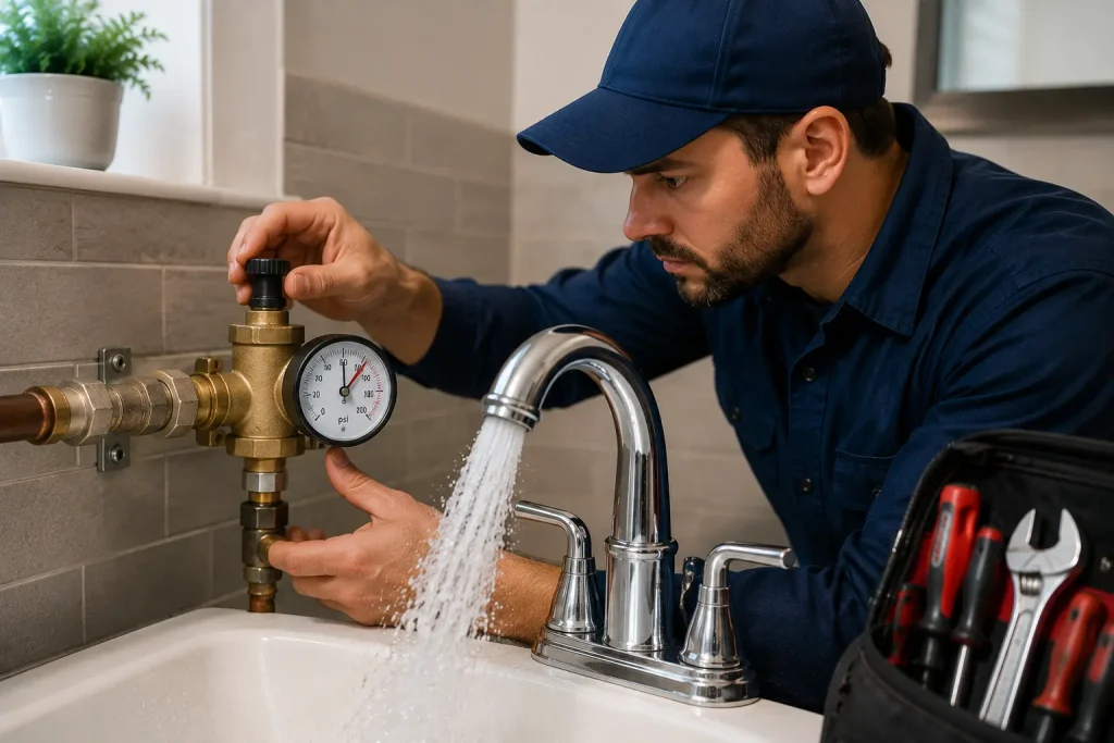 High Water Pressure Correction Service